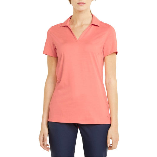 Puma Women's CLOUDSPUN Coast Golf Polo - Carnation Pink Heather