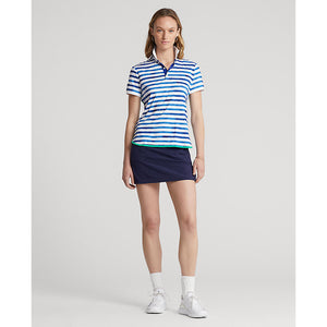 Polo Golf Ralph Lauren Women's Short Sleeve Polo Shirt - Blue Artist Stripe