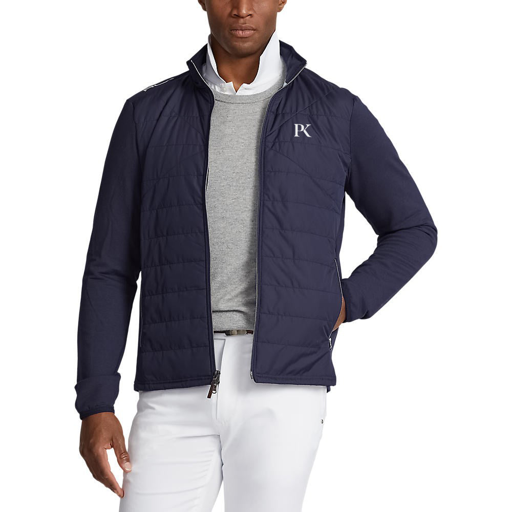 RLX Ralph Lauren Cool Wool Full Zip Jacket - French Navy
