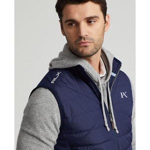 RLX Ralph Lauren Cool Wool Full Zip Vest - French Navy
