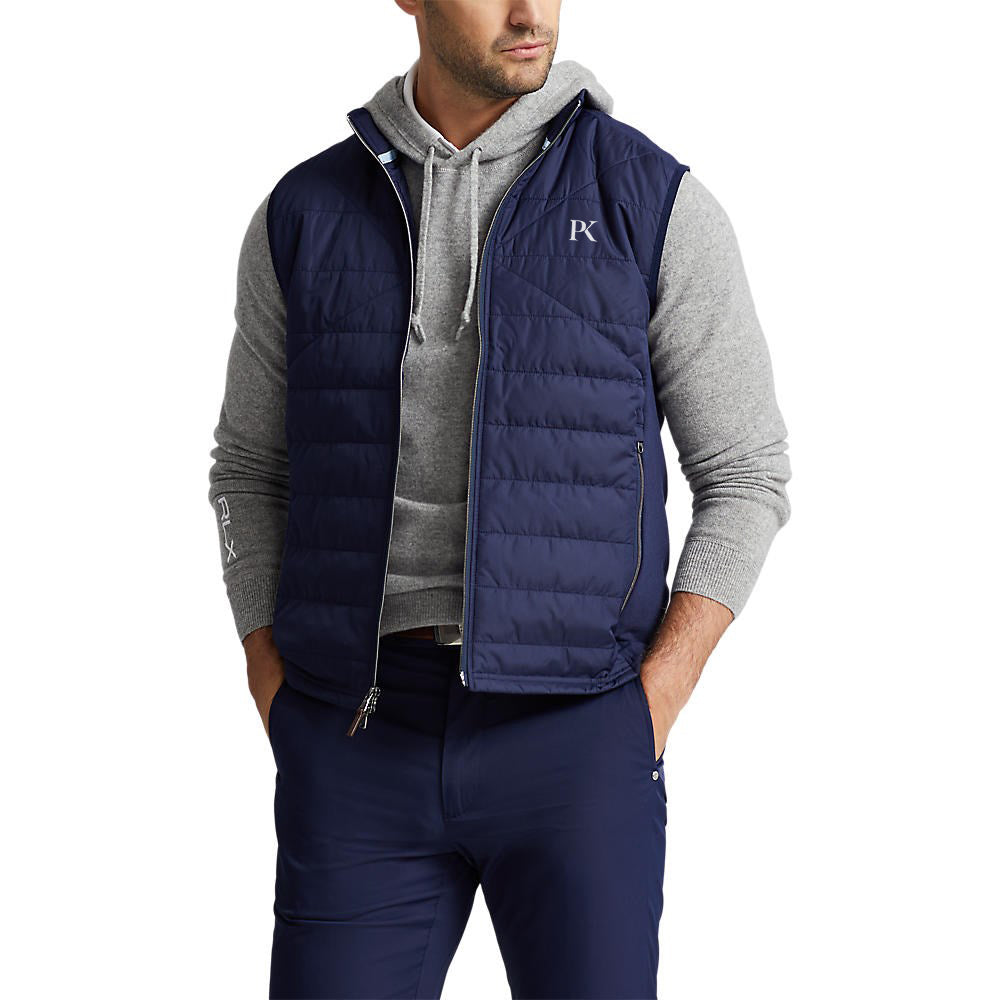 RLX Ralph Lauren Cool Wool Full Zip Vest - French Navy