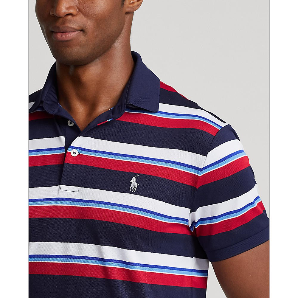 RLX Ralph Lauren Performance Pique Polo - French Navy Multi