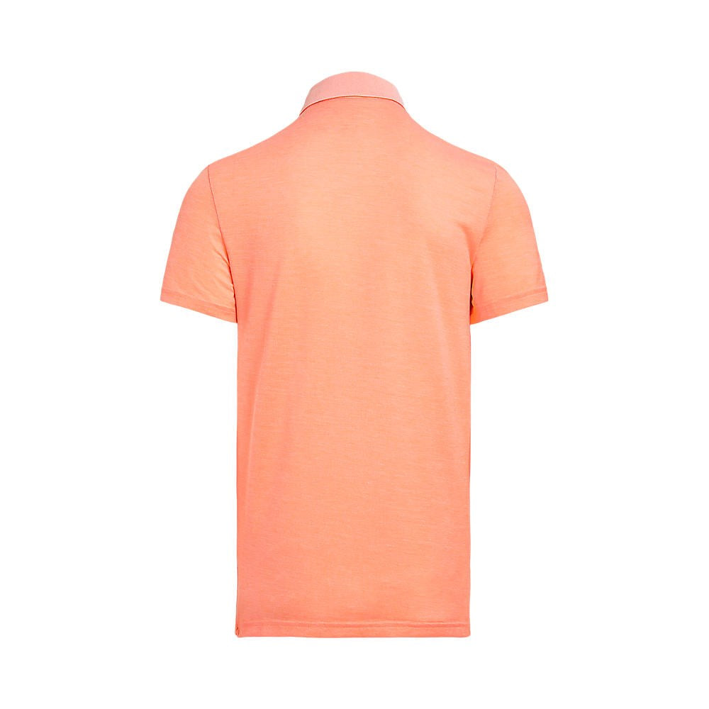 RLX Ralph Lauren Tour Pique Polo Shirt - Classic Peach/White