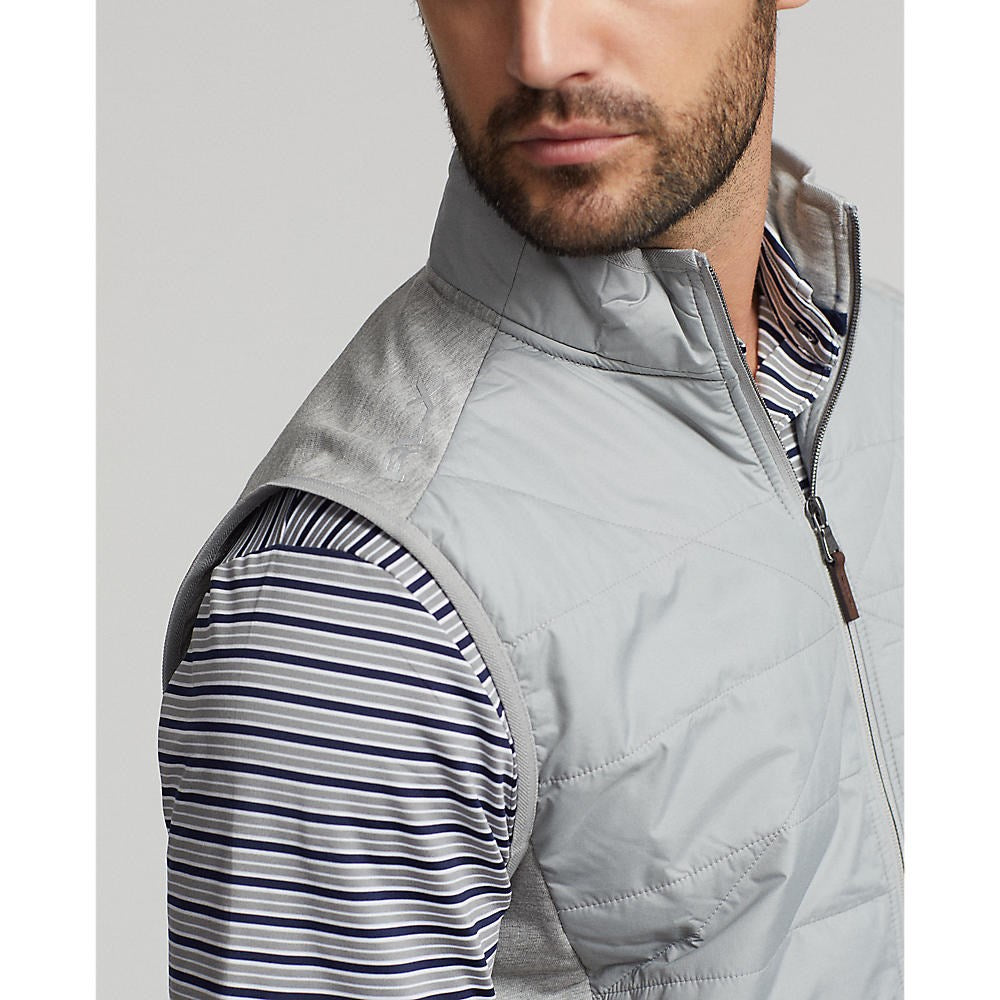 RLX Ralph Lauren Cool Wool Full Zip Vest - Andover Heather