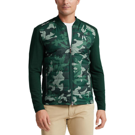 RLX Ralph Lauren Cool Wool Full Zip Jacket - Hunt Club Green Camo