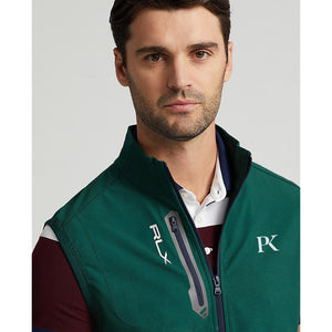 RLX Ralph Lauren Tech Terry Vest - Hunt Club Green Houndstooth
