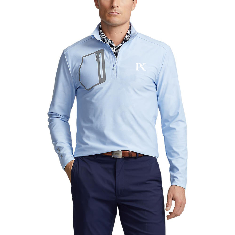 RLX Ralph Lauren Driver Luxury Jersey Pullover - Elite Blue
