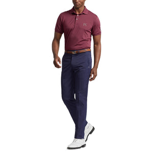 RLX Ralph Lauren Solid Airflow Performance Polo - Harvard Wine