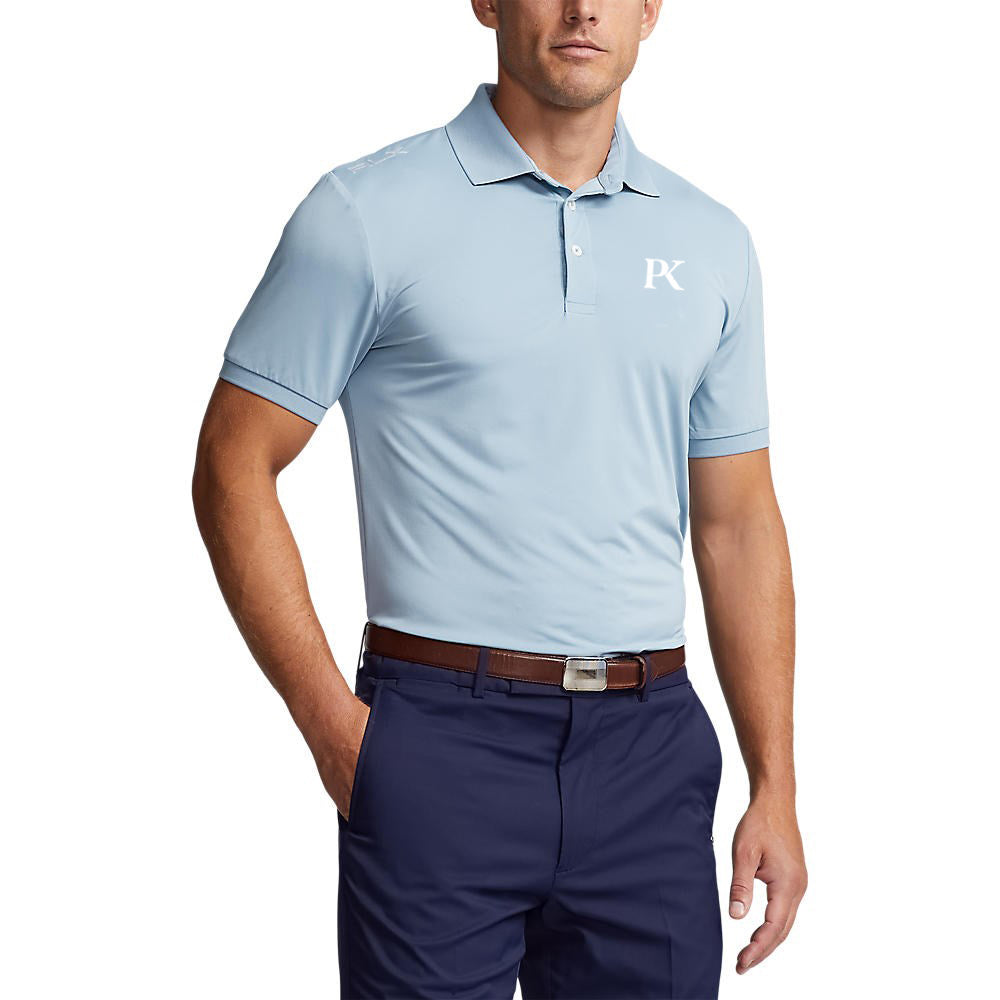 RLX Ralph Lauren Solid Airflow Performance Polo - Vessel Blue
