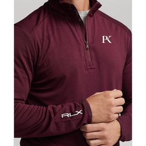 RLX Ralph Lauren Jacquard Golf Pullover - Harvard Wine