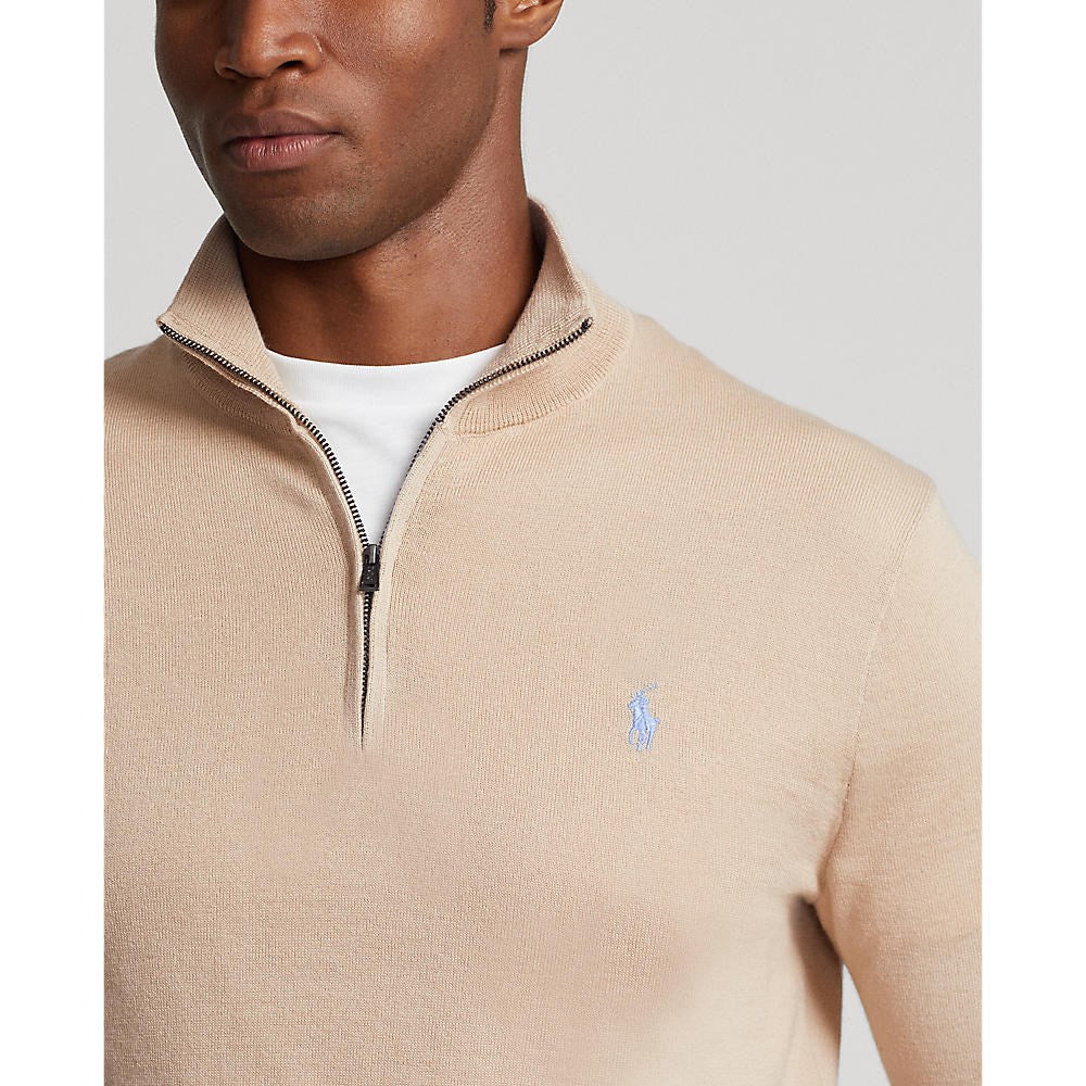 Polo Performance Ralph Lauren 1/4 Zip Knit - Basic Sand