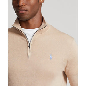 Polo Performance Ralph Lauren 1/4 Zip Knit - Basic Sand