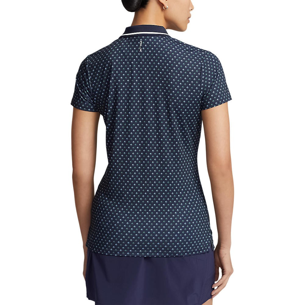 RLX Ralph Lauren Women's Printed Airflow Golf Polo Shirt - Sport Diamond
