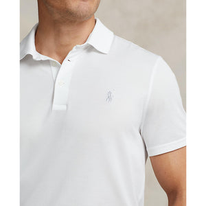 RLX Ralph Lauren Tour Pique Golf Polo Shirt - Pure White