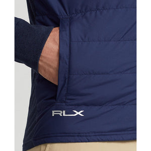 Polo Performance Ralph Lauren Full Zip Fine Gauge Terry Cardigan - Medieval Blue Heather