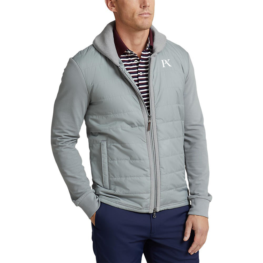 Polo Performance Ralph Lauren Full Zip Fine Gauge Terry Golf Jacket - Peak Grey