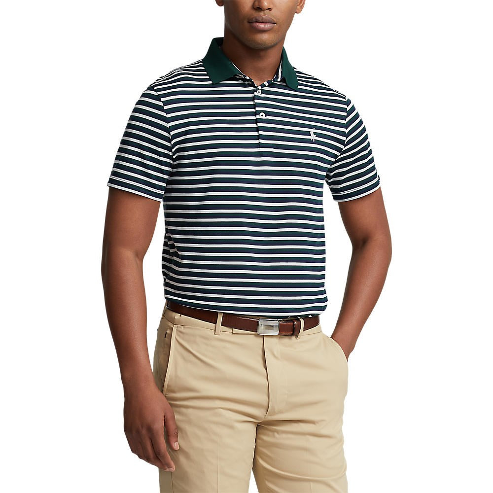 RLX Ralph Lauren Tour Pique Polo - Hunt Green Multi