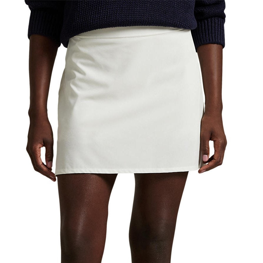 RLX Ralph Lauren Women's 17" Performance Aim Golf Skort - Creamic White