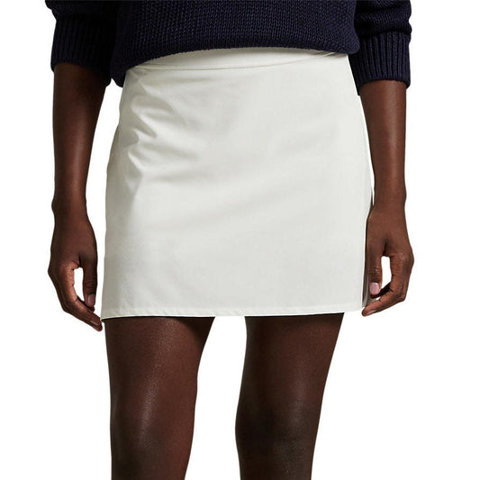 RLX Ralph Lauren Women's 17" Performance Aim Golf Skort - Creamic White