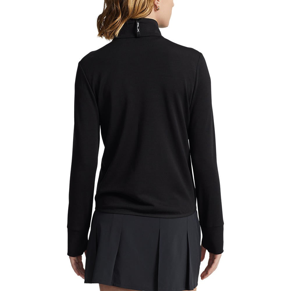 RLX Ralph Lauren Women's Hybrid Performance Full-Zip Jacket - Polo Black