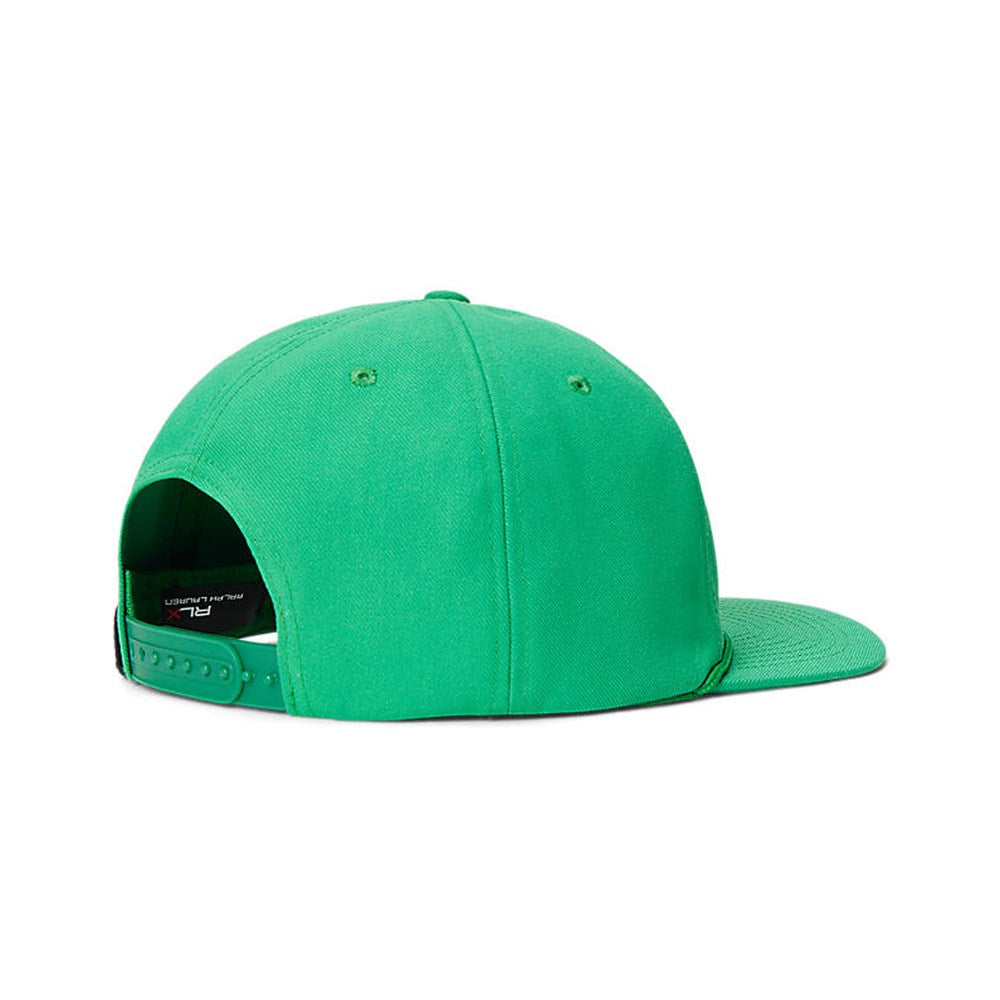 RLX Ralph Lauren Logo Patch Twill Golf Cap - Cruise Green