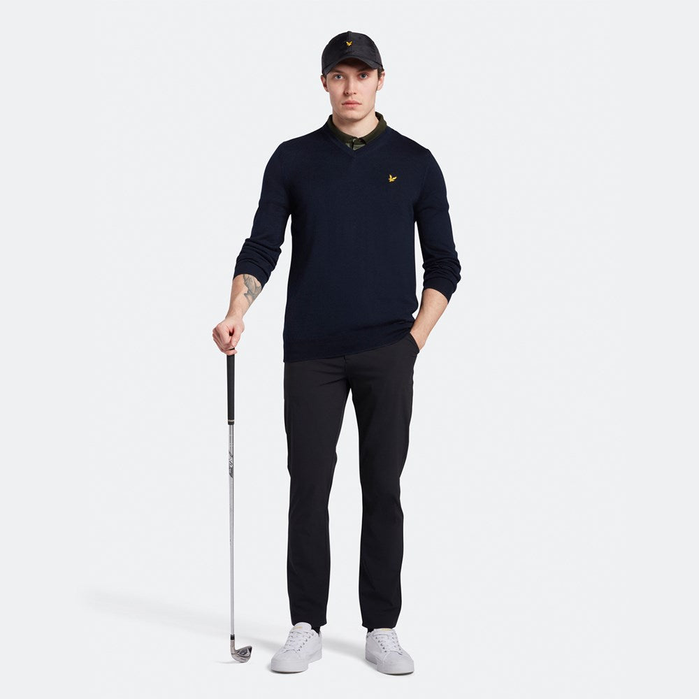 Lyle & Scott Golf V Neck Pullover - Navy